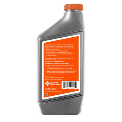 0W-30 Full Synthetic Oil (for snow blowers)